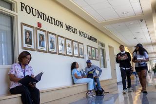 Students at Coppin State University